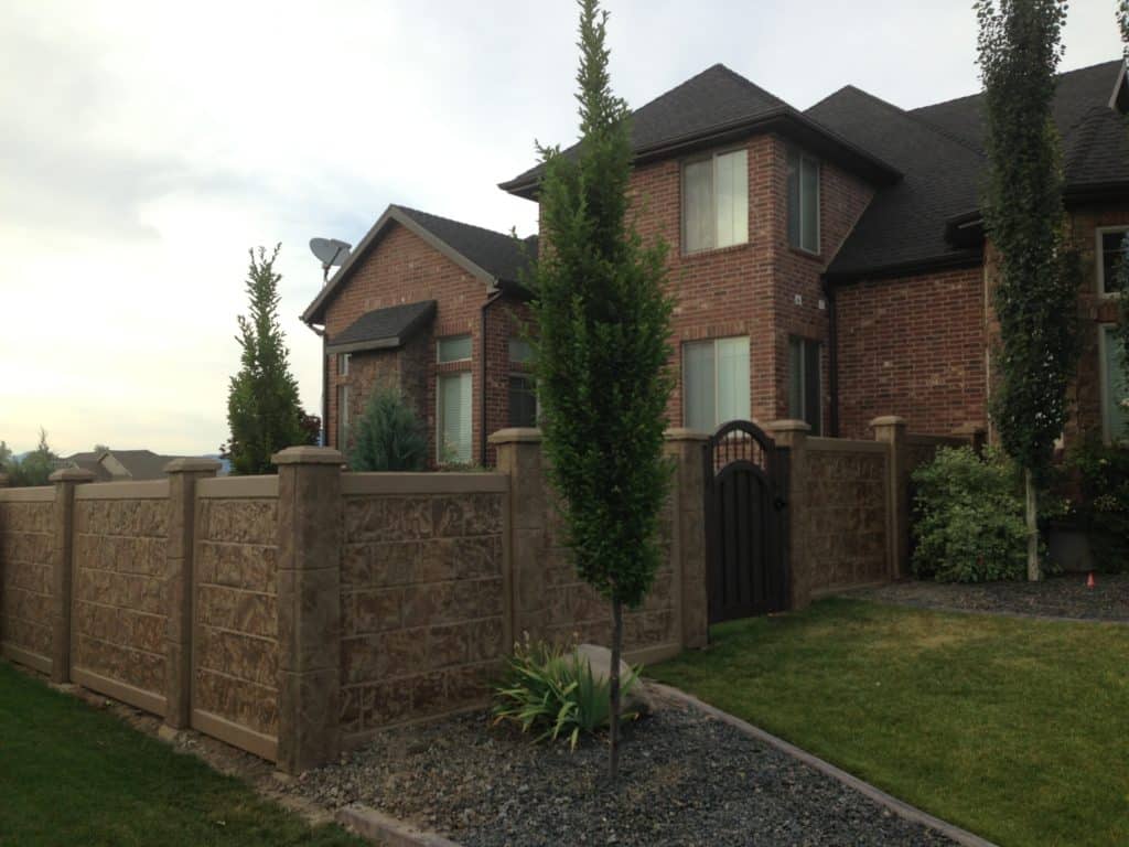 Concrete Fence Kaysville UT