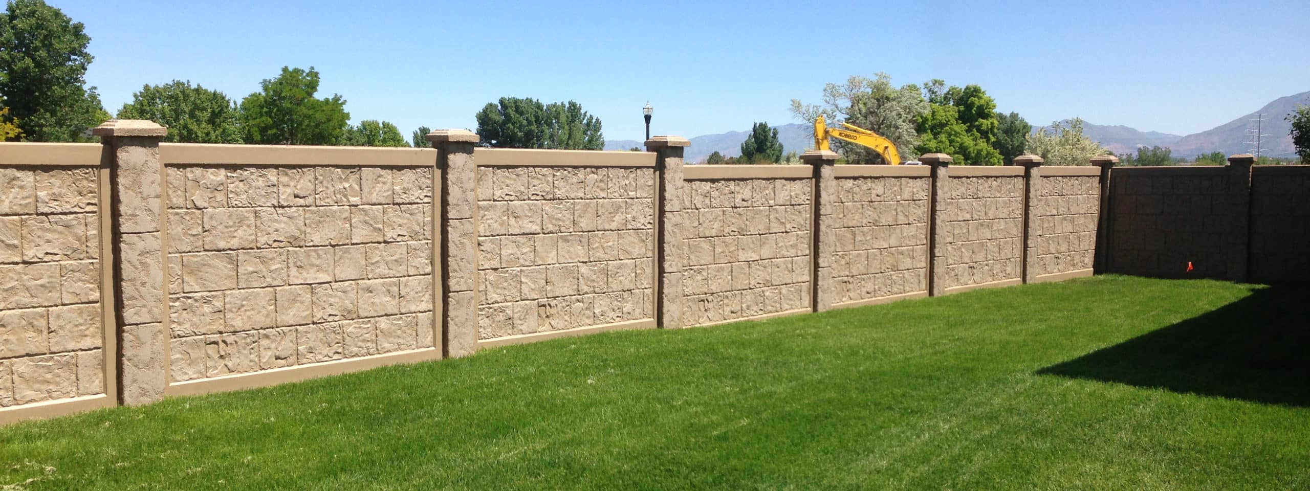 Concrete Fence Installation in South Weber Utah