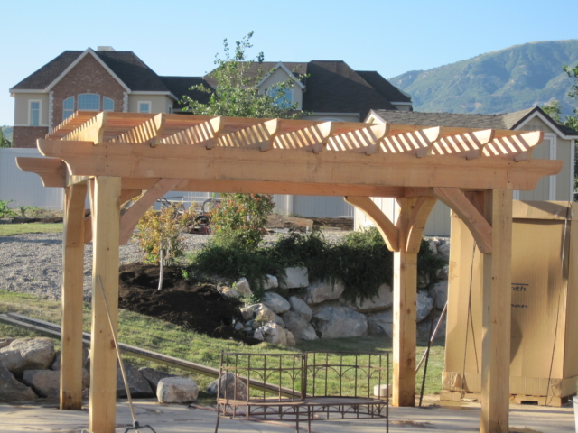 Wood Pergola Arbors Gallery Kaysville Utah