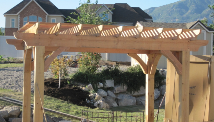 Wood Pergola Kaysville Utah