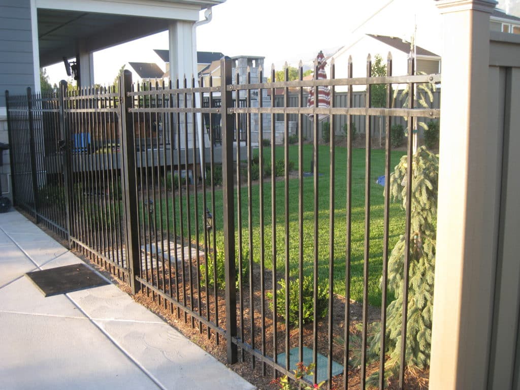 Steel Ornamental HOA Fences Kaysville Utah Bronco Fence