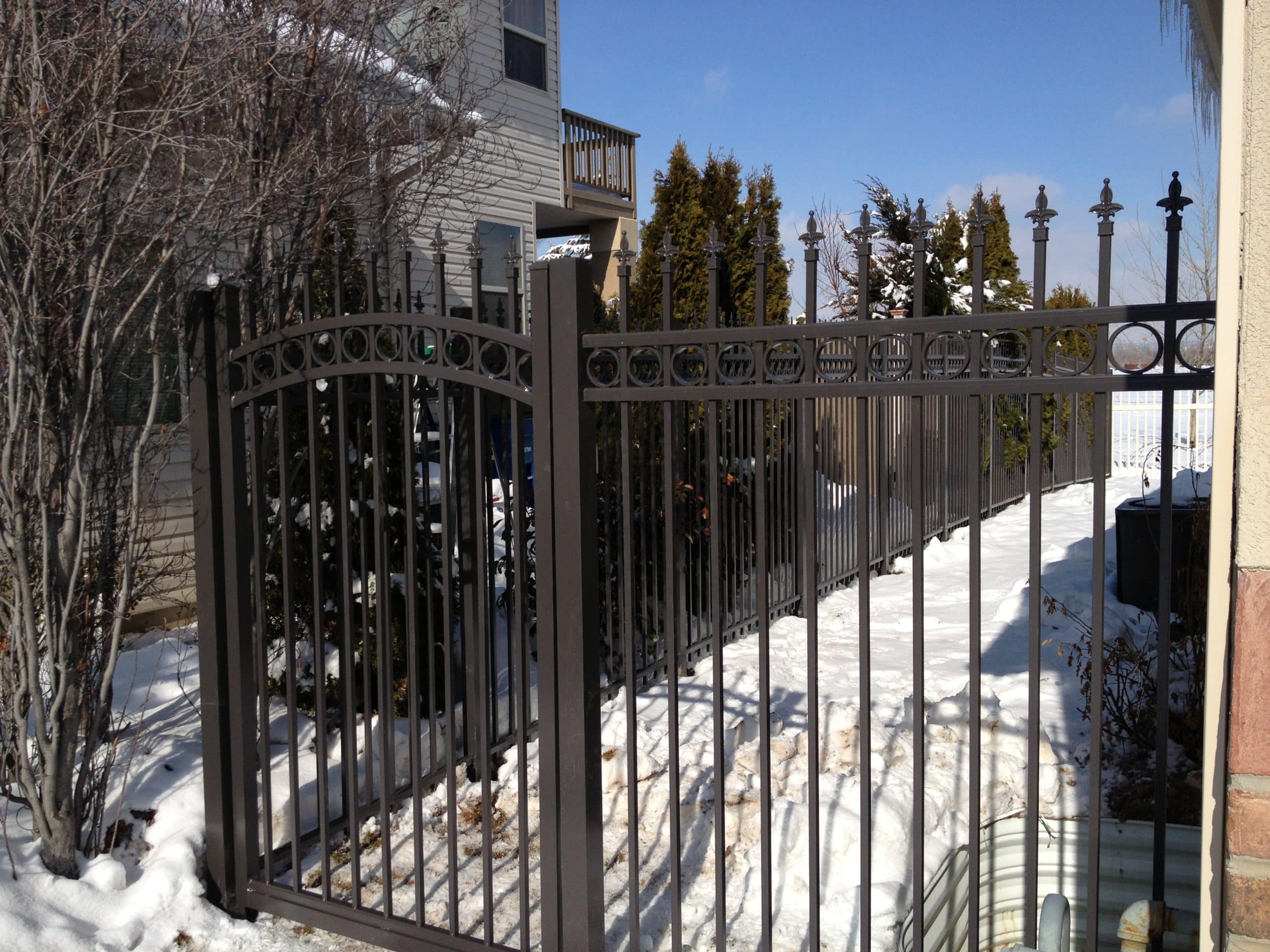 Bronco Fence Ornamental Iron Fence Gate Kaysville Utah