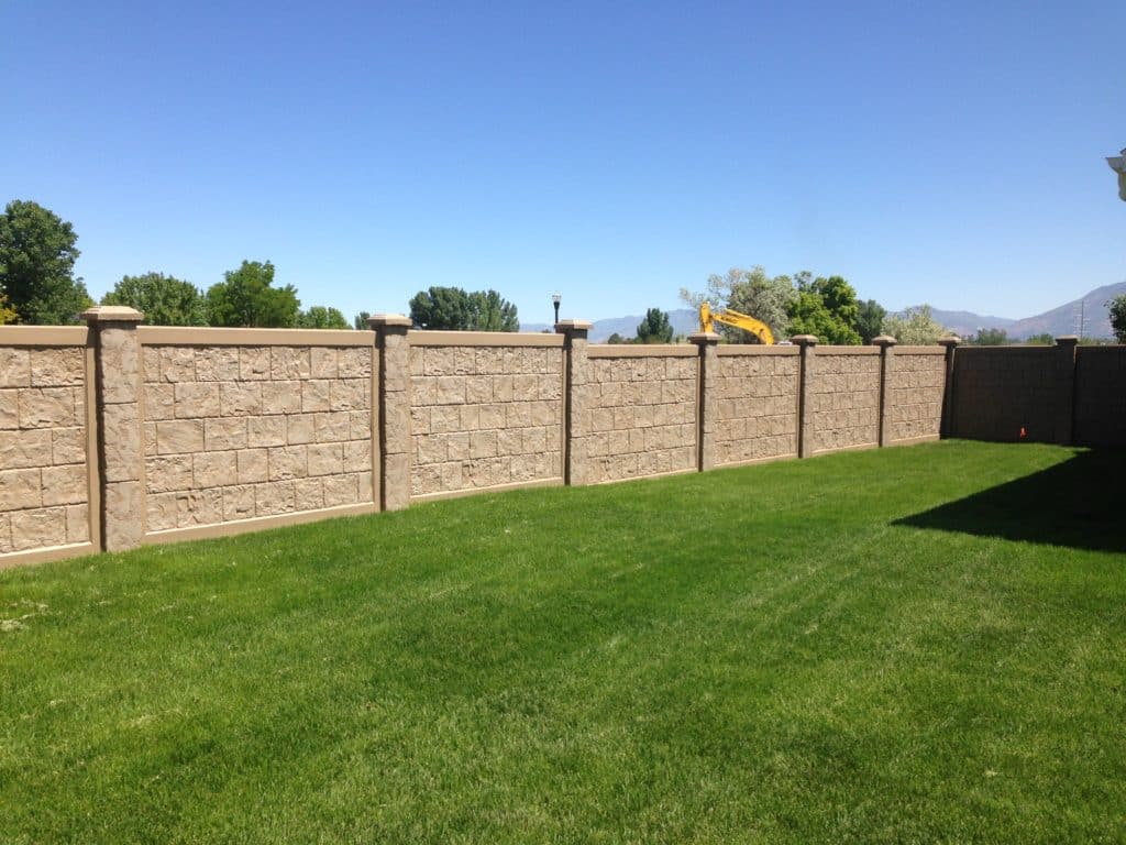 Concrete Fence Kaysville UT bountiful