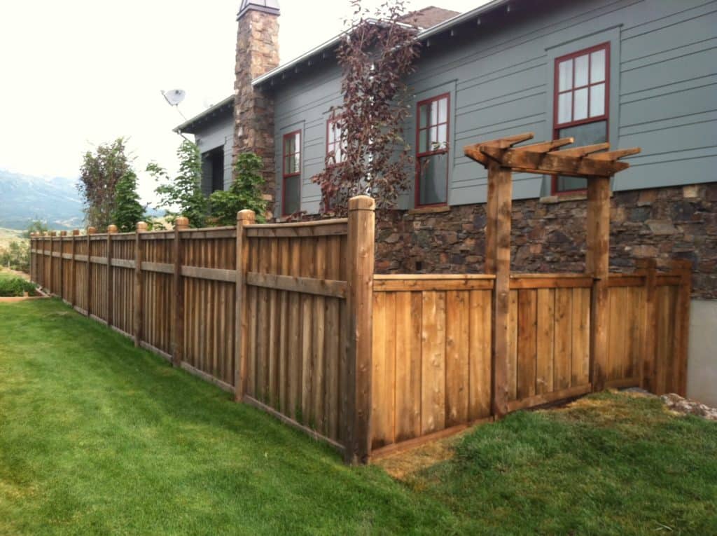 Wood Fence Arbor Kaysville Utah