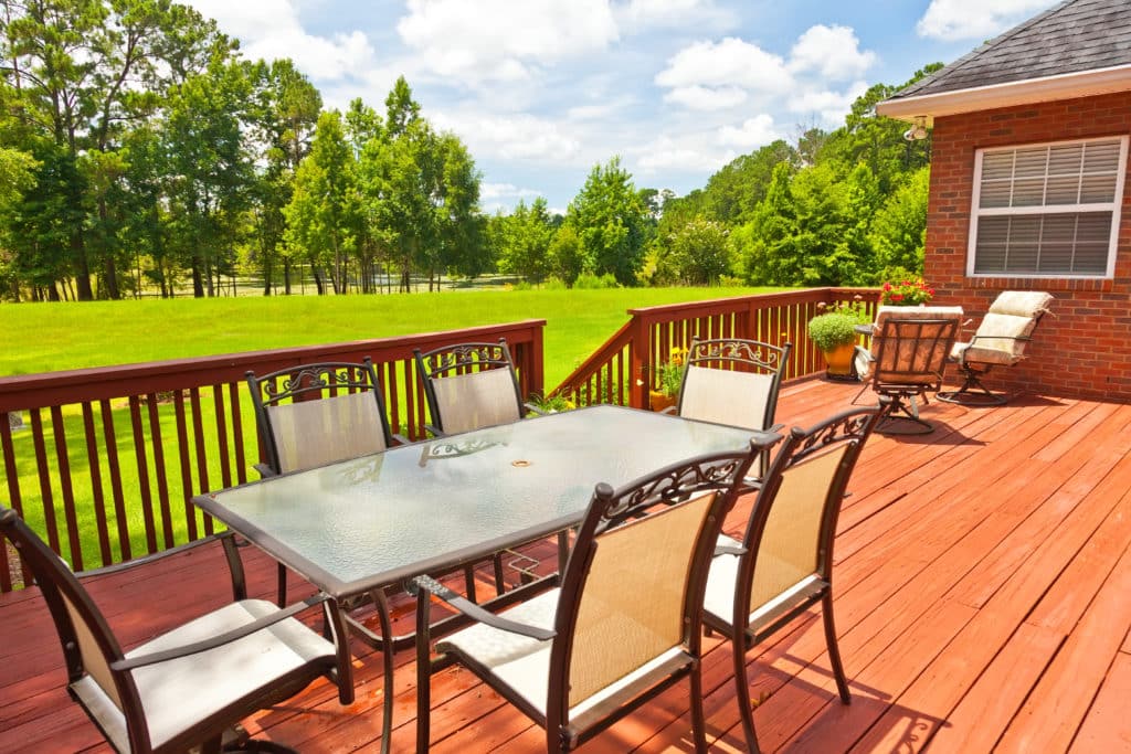 Bronco Fence | Backyard Warm Deck