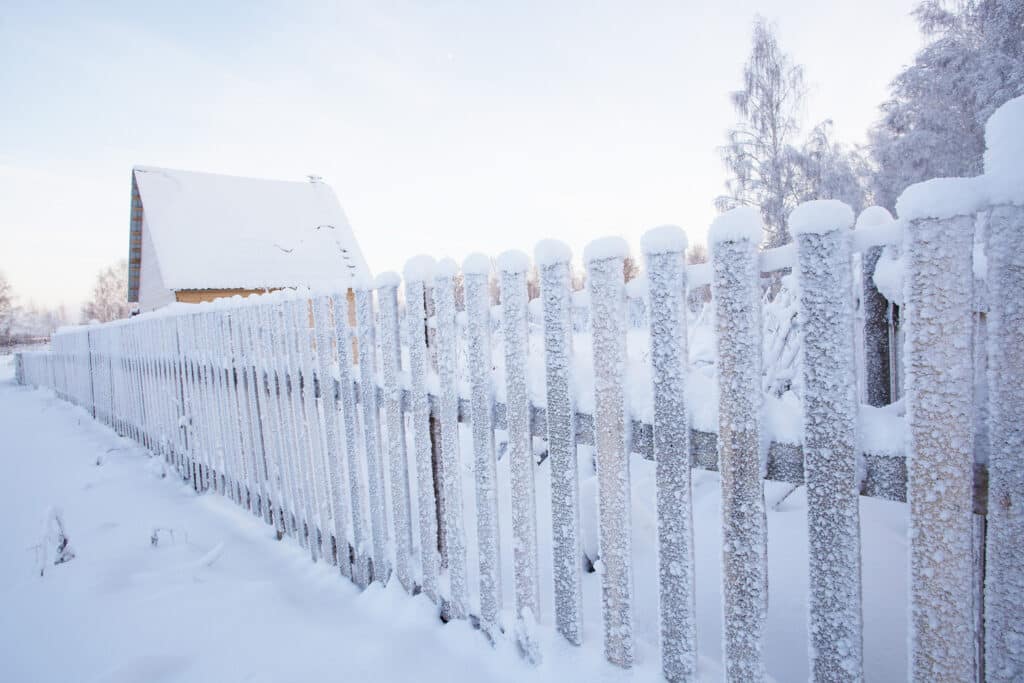 fence for winter