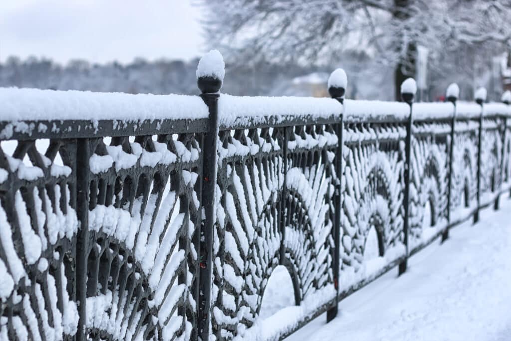 fence for winter