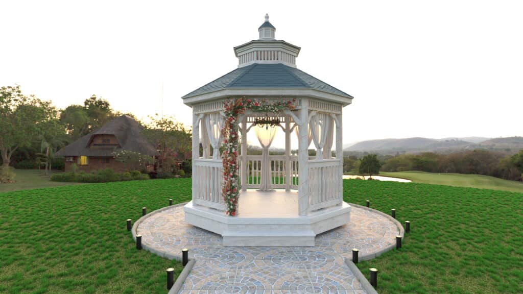 Decorate a Gazebo for Your Wedding.