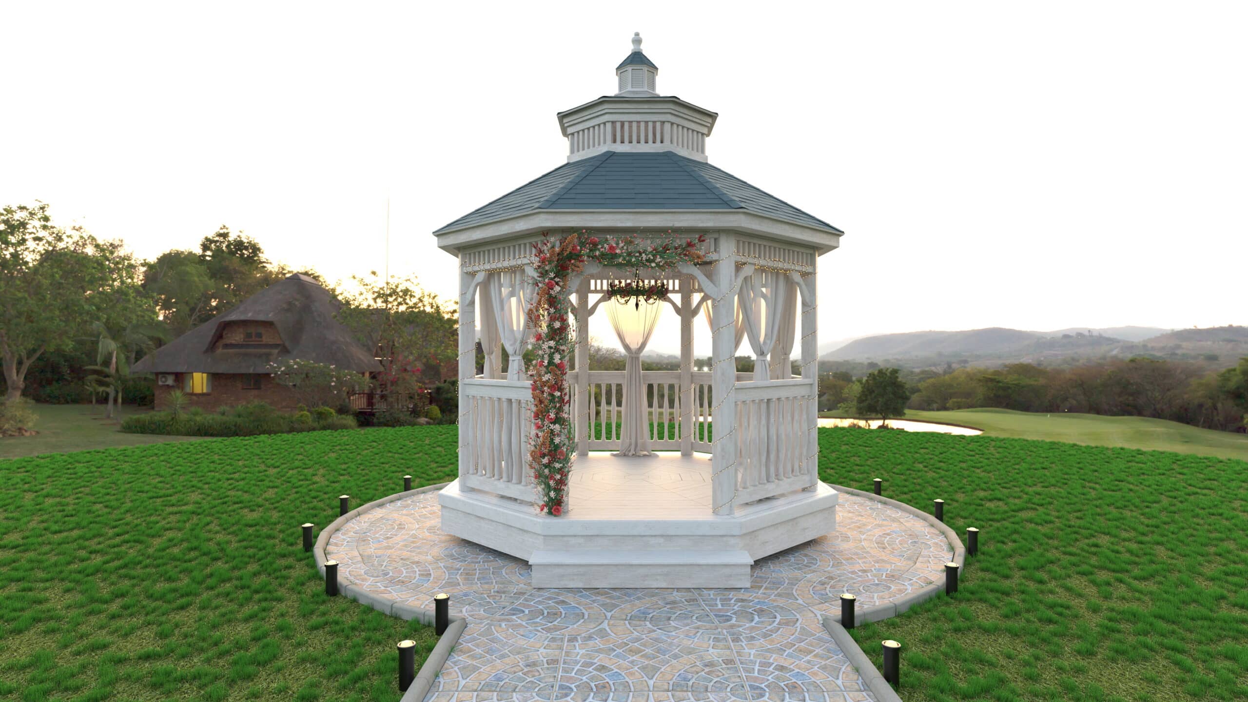 Decorate a Gazebo for Your Wedding