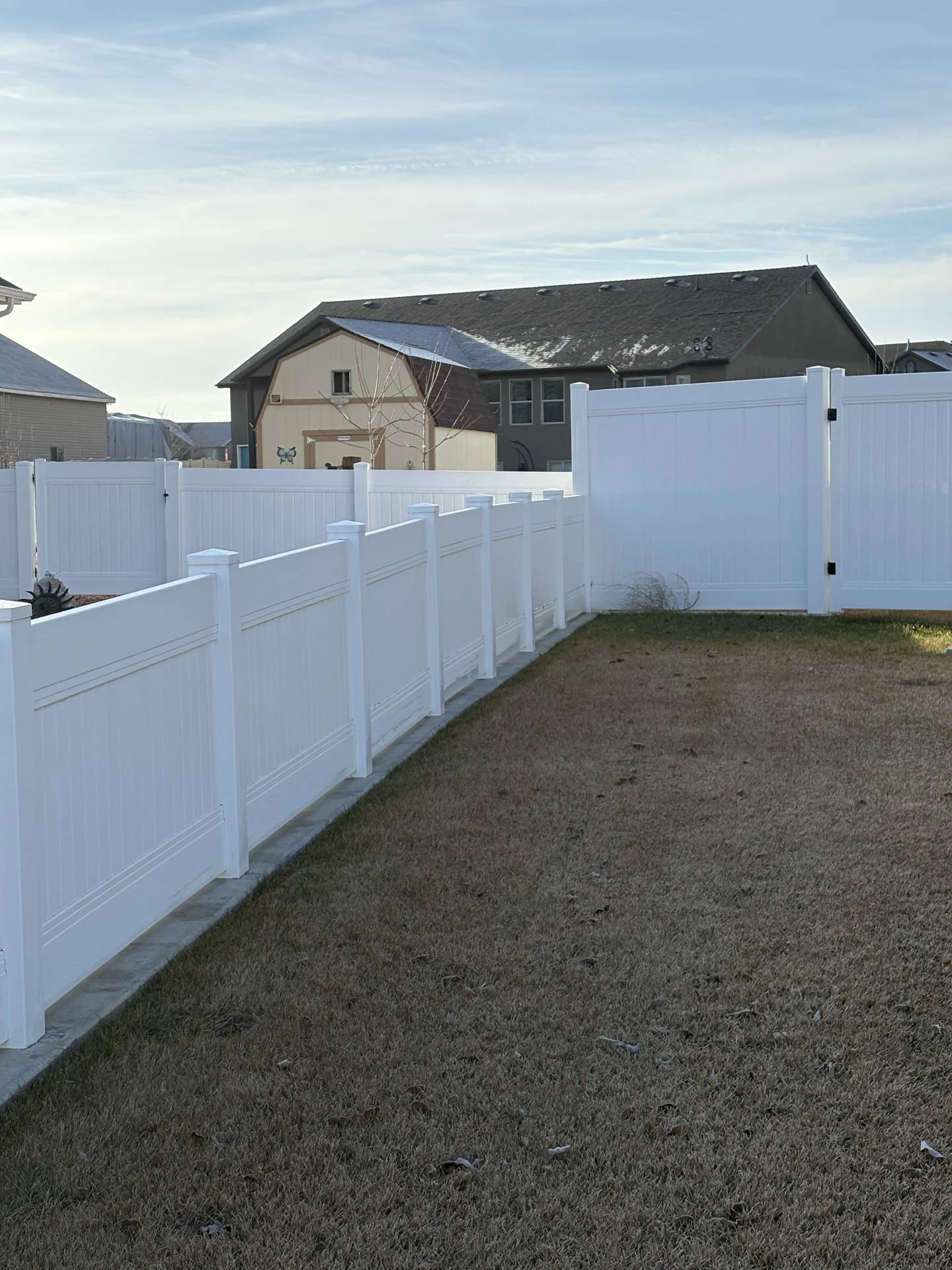 Farr West Privacy Vinyl Fence Project