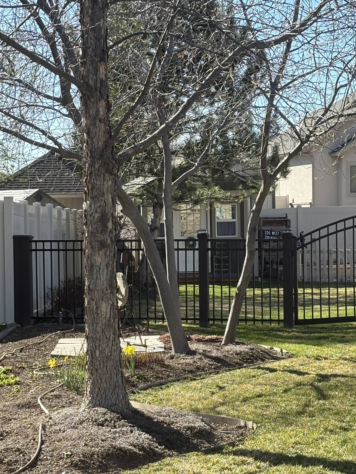 Layton Commercial Fence Project: Aluminum & Cedar Accents