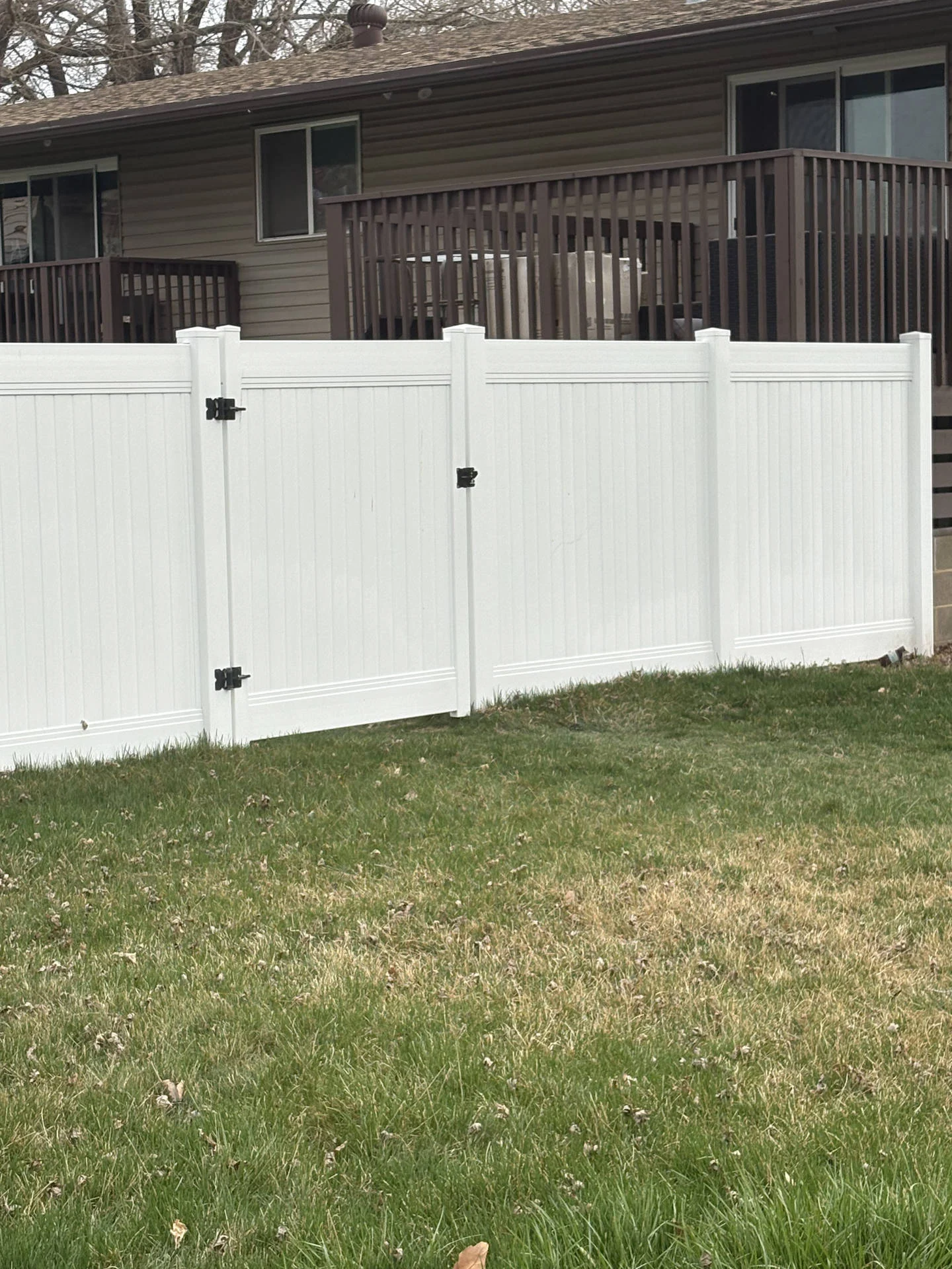 Clearfield 6' White Vinyl Privacy Fence & Gates