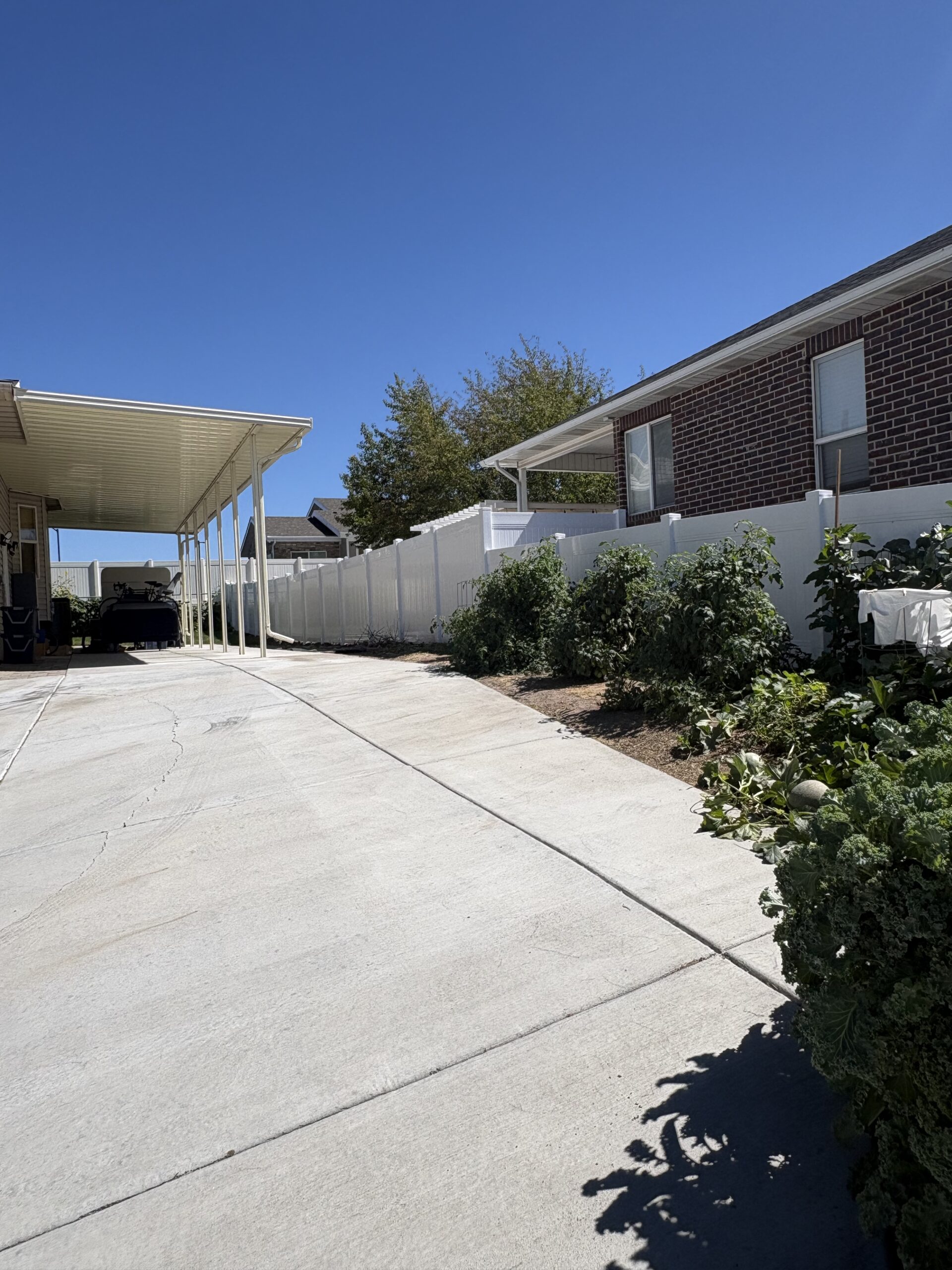 Durable White Vinyl Privacy Fence Installation in Roy, UT