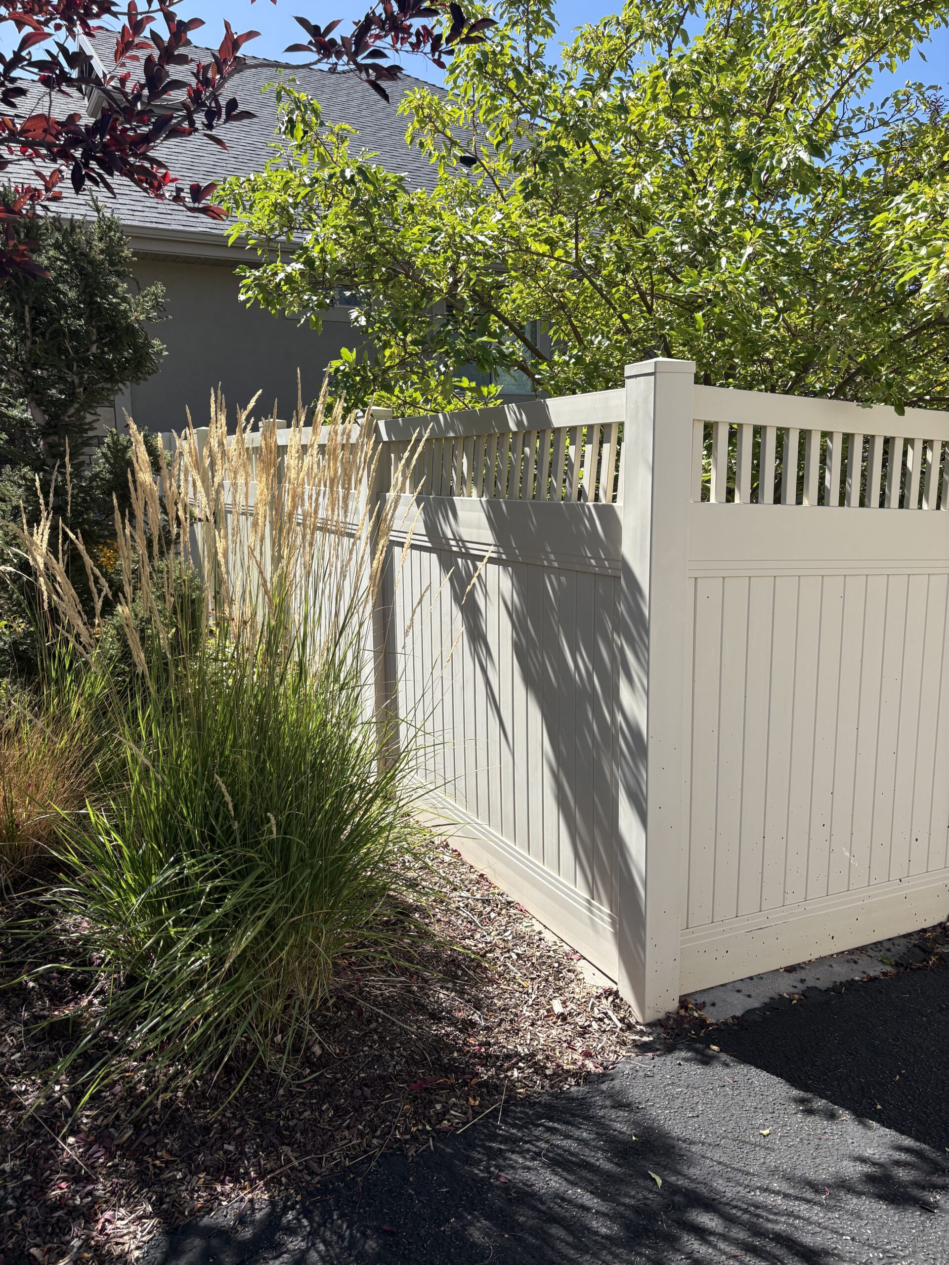 Recent Projects Mountain Green Custom Racked Gates and Mow Strip Installation