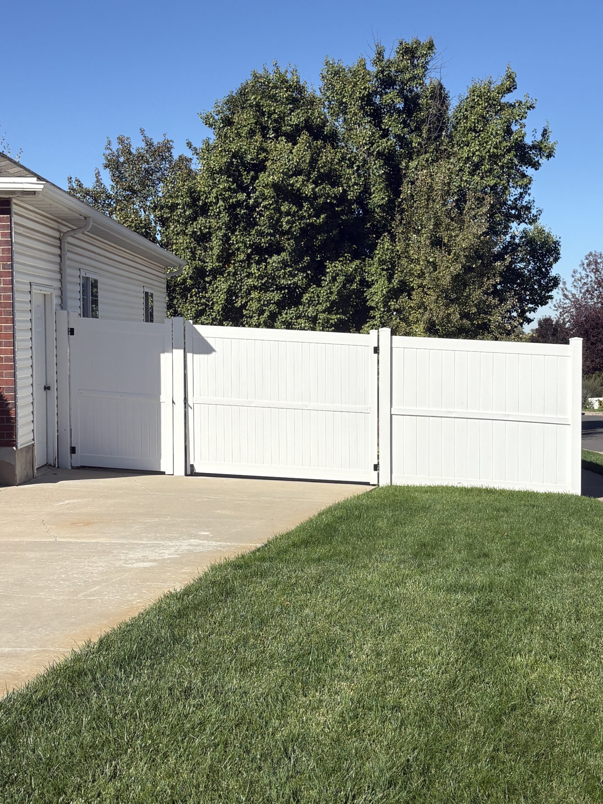 Recent Projects Custom 12-Foot Double Gate Installation in Layton, Utah